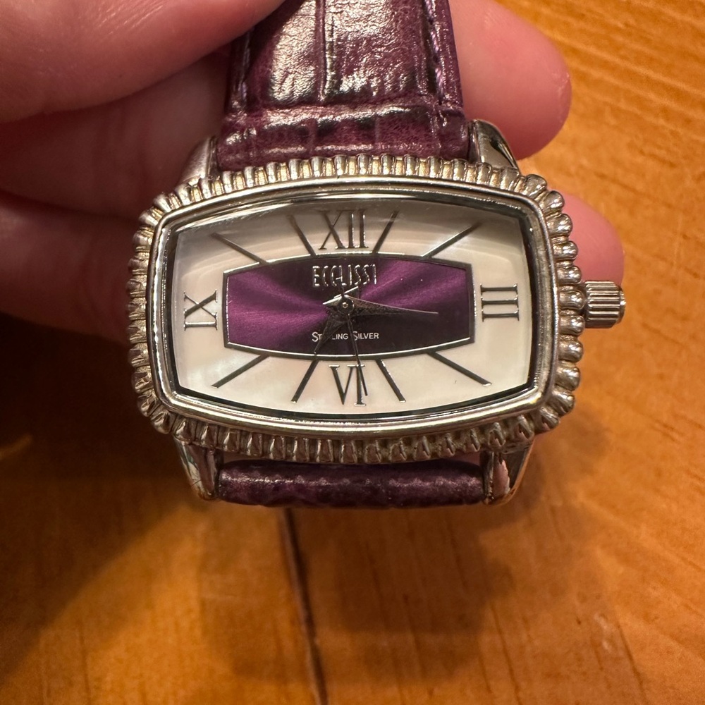 Ecclissi sterling silver watch